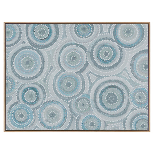 Light Blue Nirrangi II Canvas Wall Art