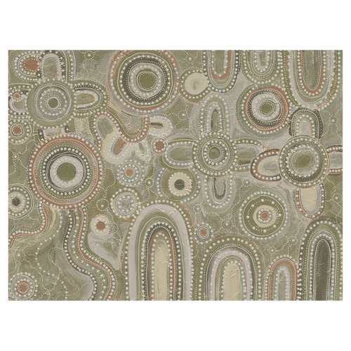 Green Yinaagang Canvas Wall Art