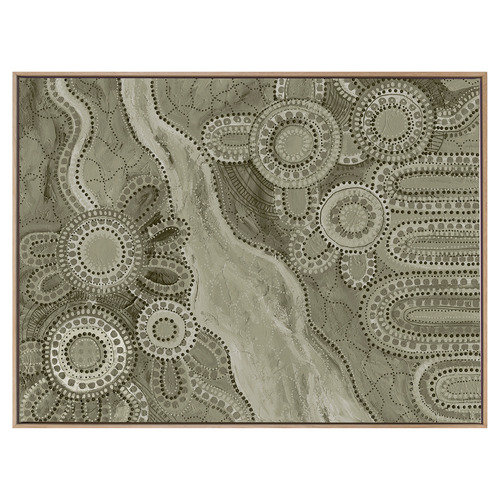 Green Bila III Canvas Wall Art