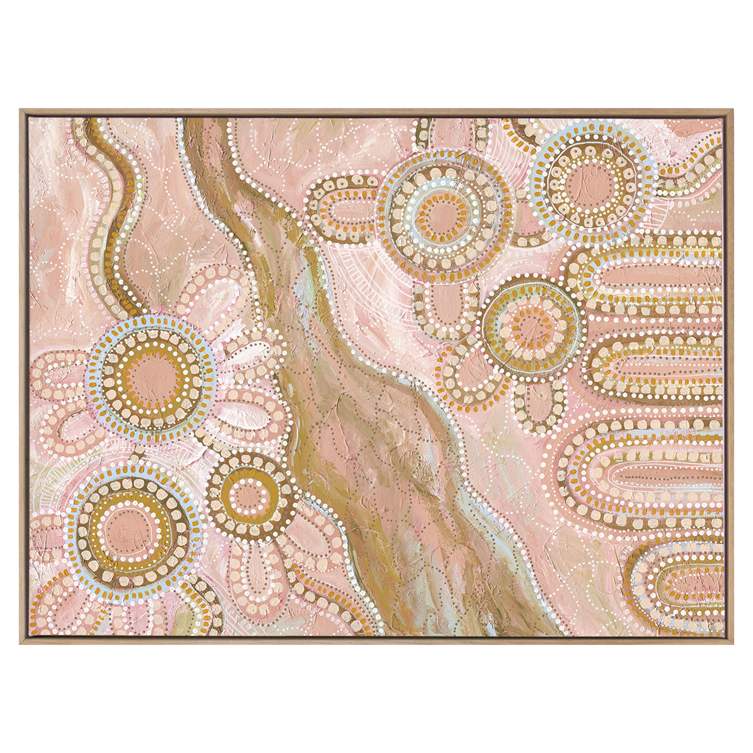 Blush Pink Bila III Canvas Wall Art