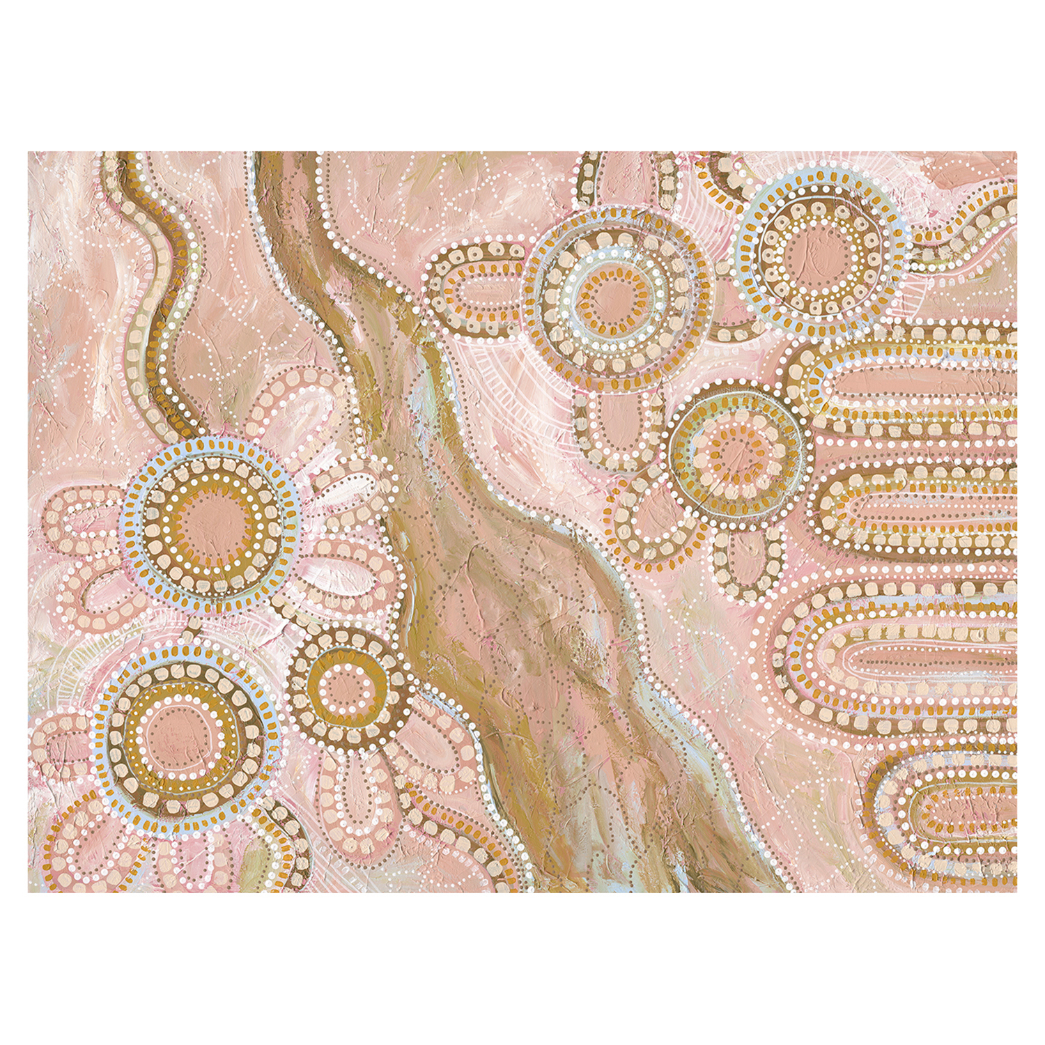 Blush Pink Bila III Canvas Wall Art