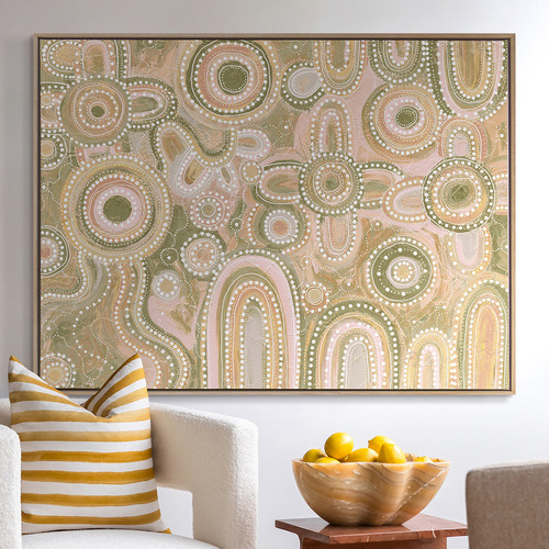 Multicolour Yinaagang Canvas Wall Art