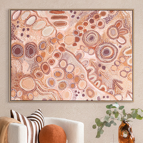 Warm Neutral Ngu-Nha Canvas Wall Art