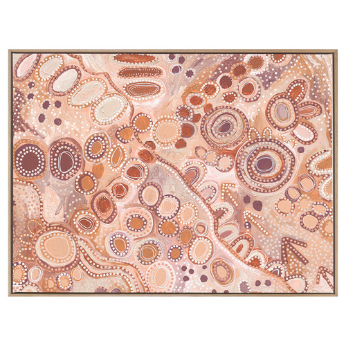 Warm Neutral Ngu-Nha Canvas Wall Art