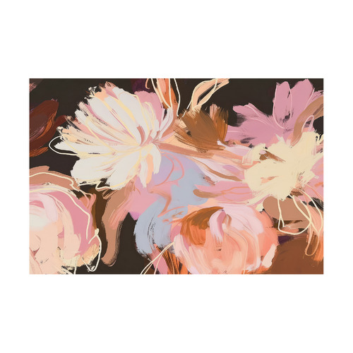 Florals at Sunset Canvas Wall Art