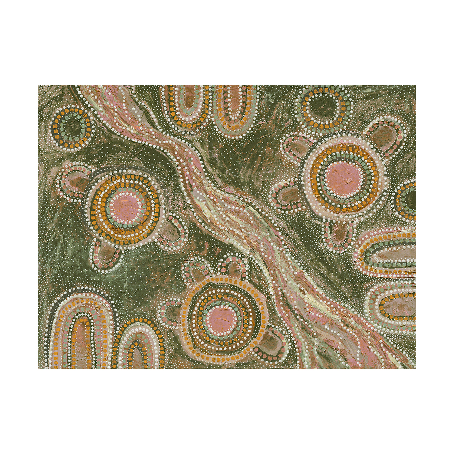 Marrambidya-Bila-Green-Printed-Wall-Art