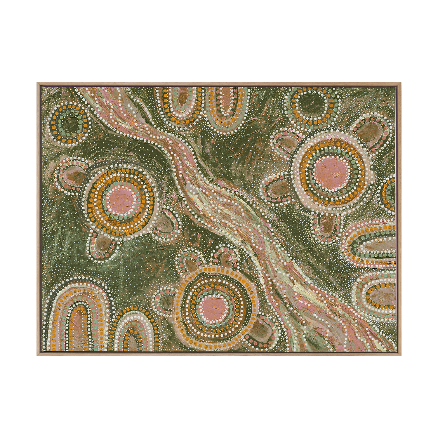 Marrambidya-Bila-Green-Printed-Wall-Art