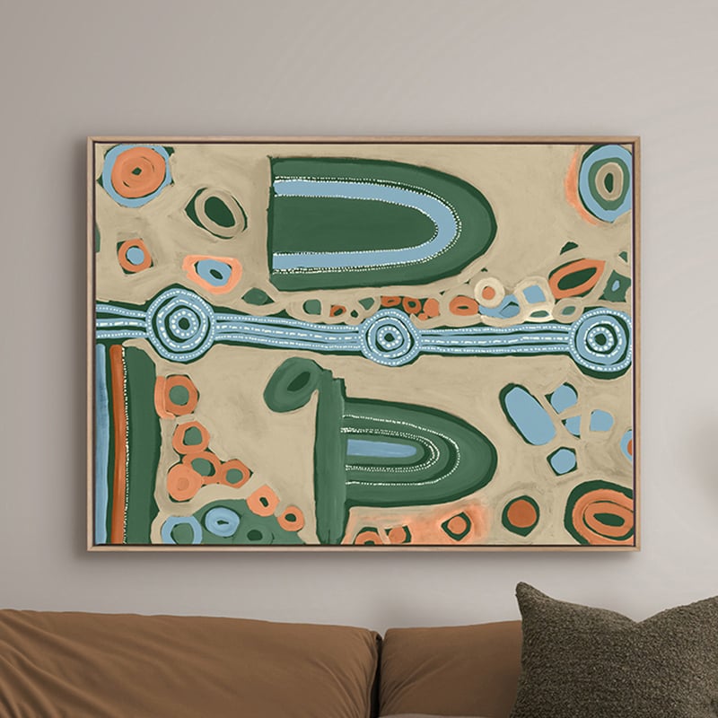 Gulbirmarra Baldya Canvas Wall Art