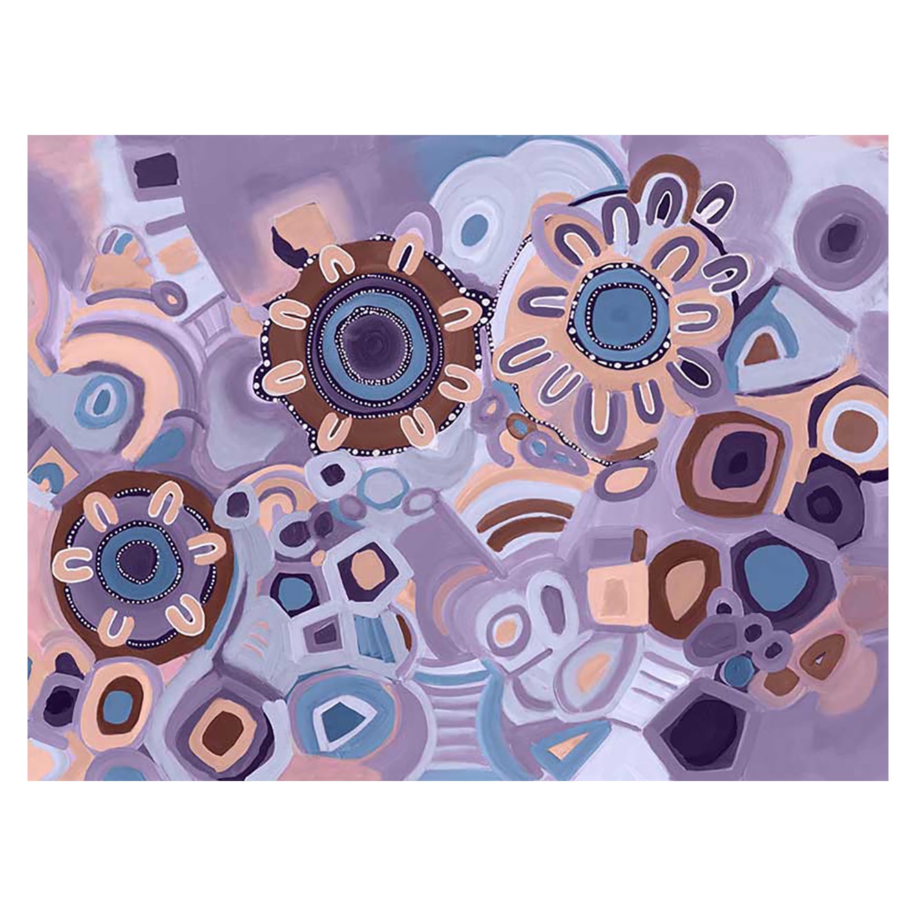 Three Meeting Places Canvas Wall Art