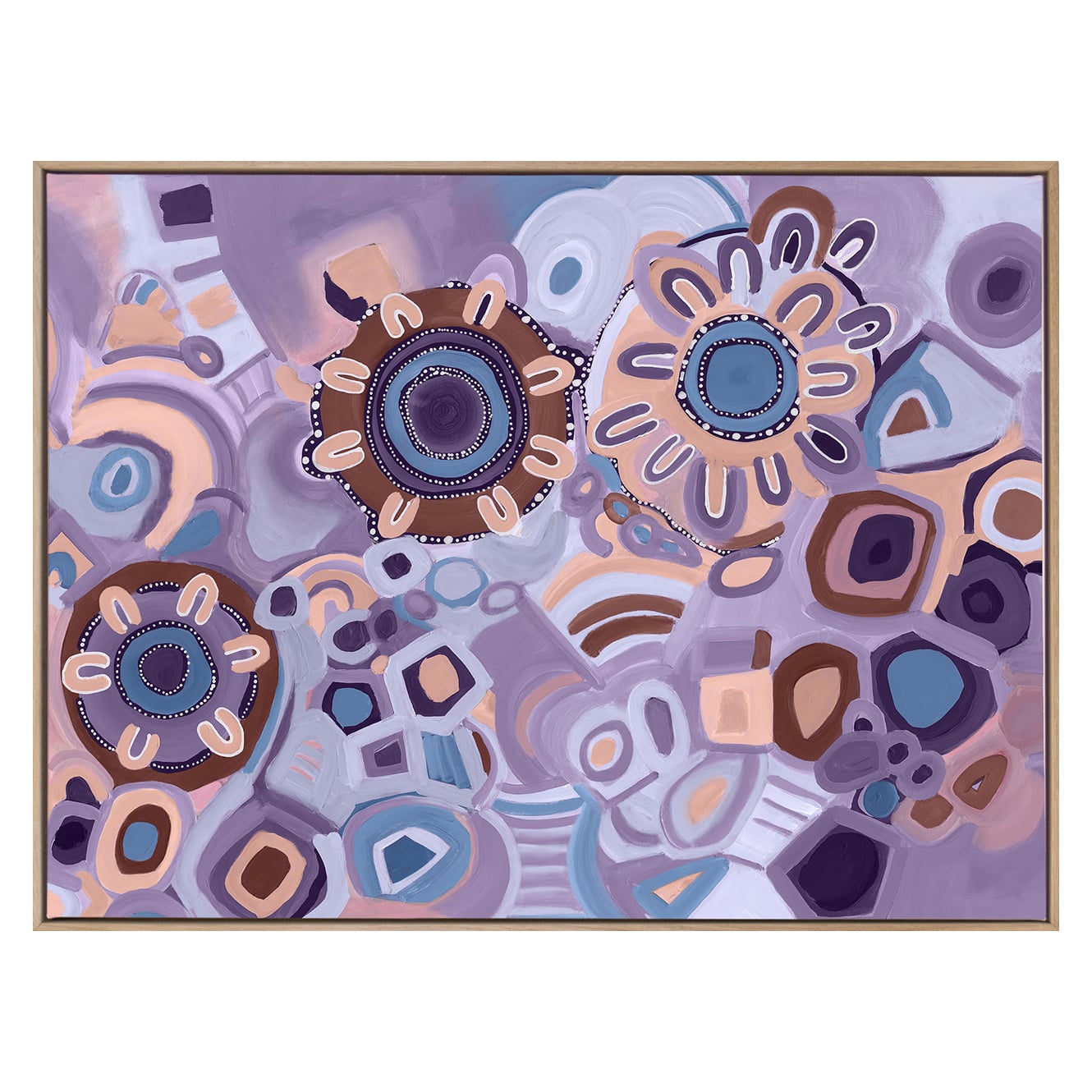 Three Meeting Places Canvas Wall Art