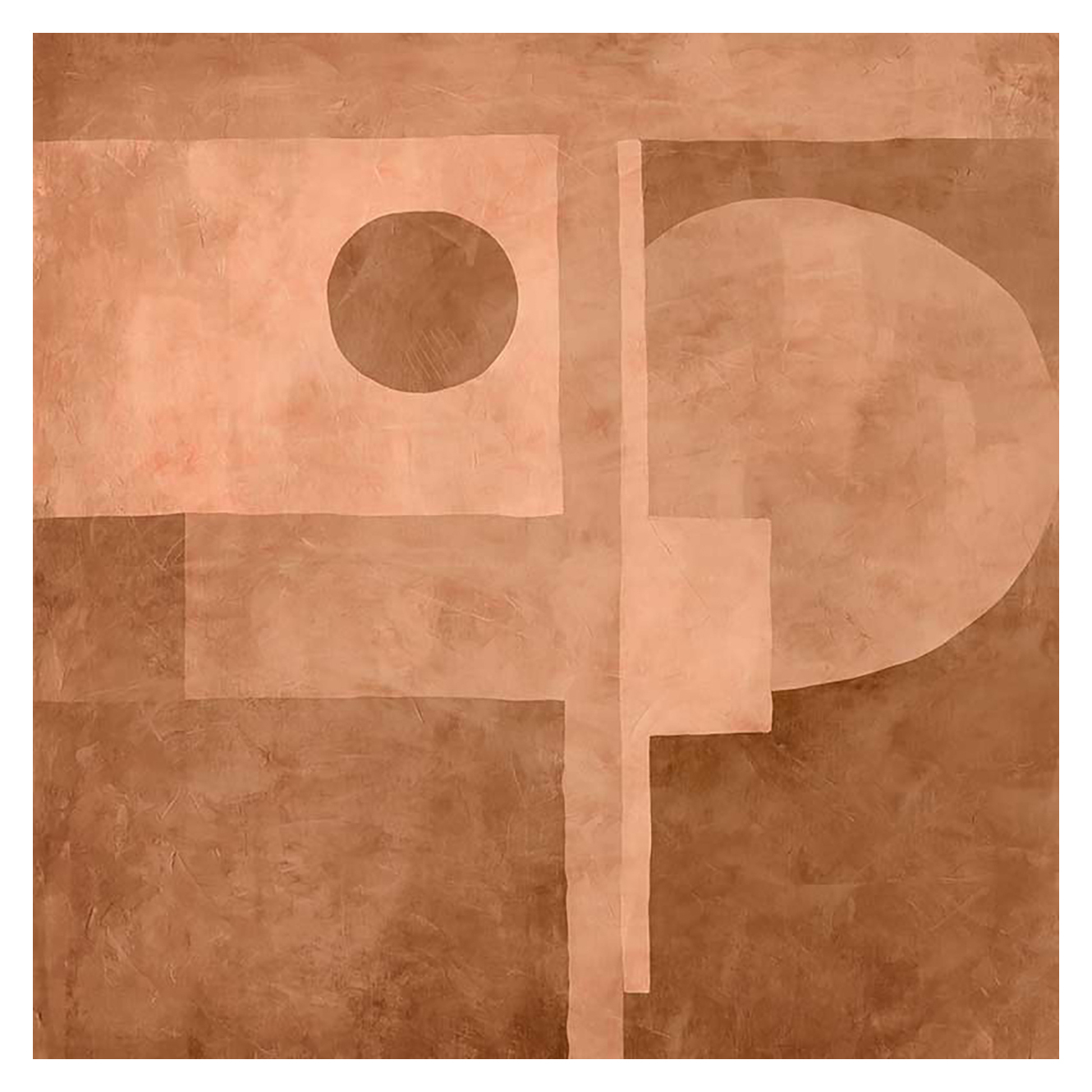 Carved I Canvas Wall Art