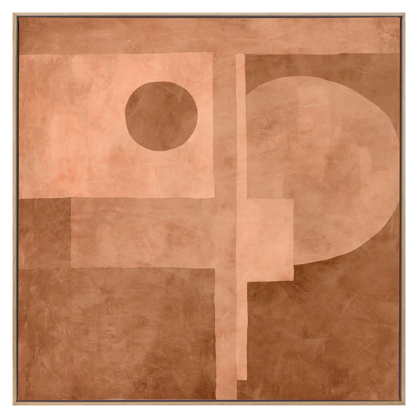 Carved I Canvas Wall Art