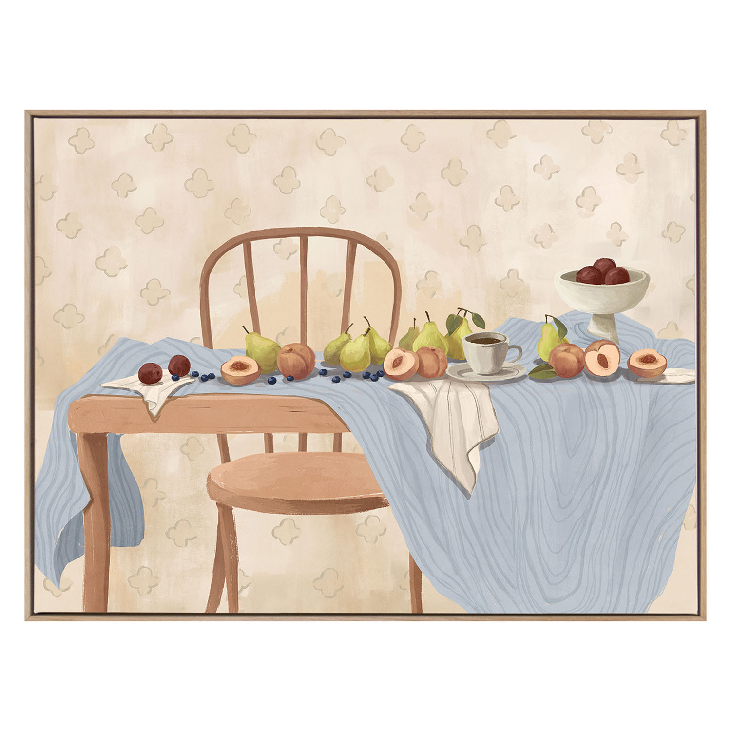 The Quiet Table Canvas Wall Art