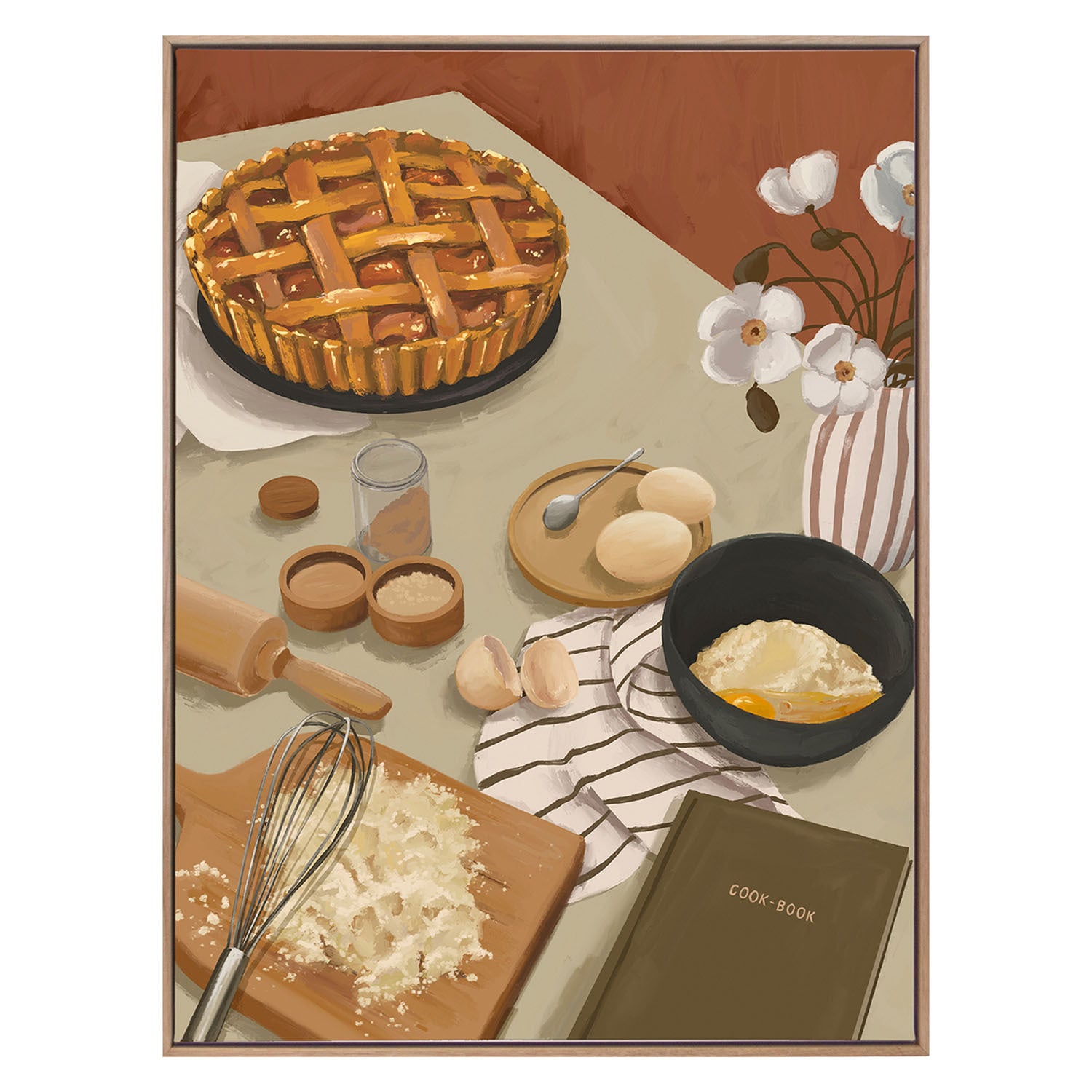 Quiet Preparation Canvas Wall Art