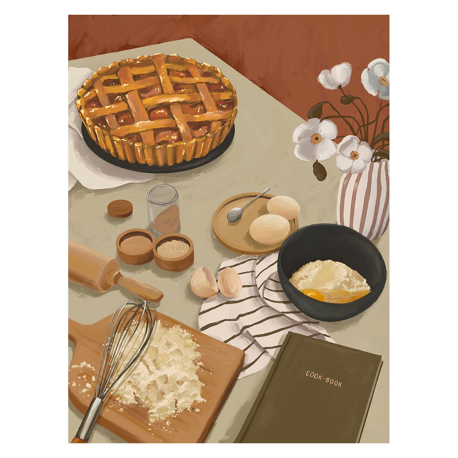 Quiet Preparation Canvas Wall Art