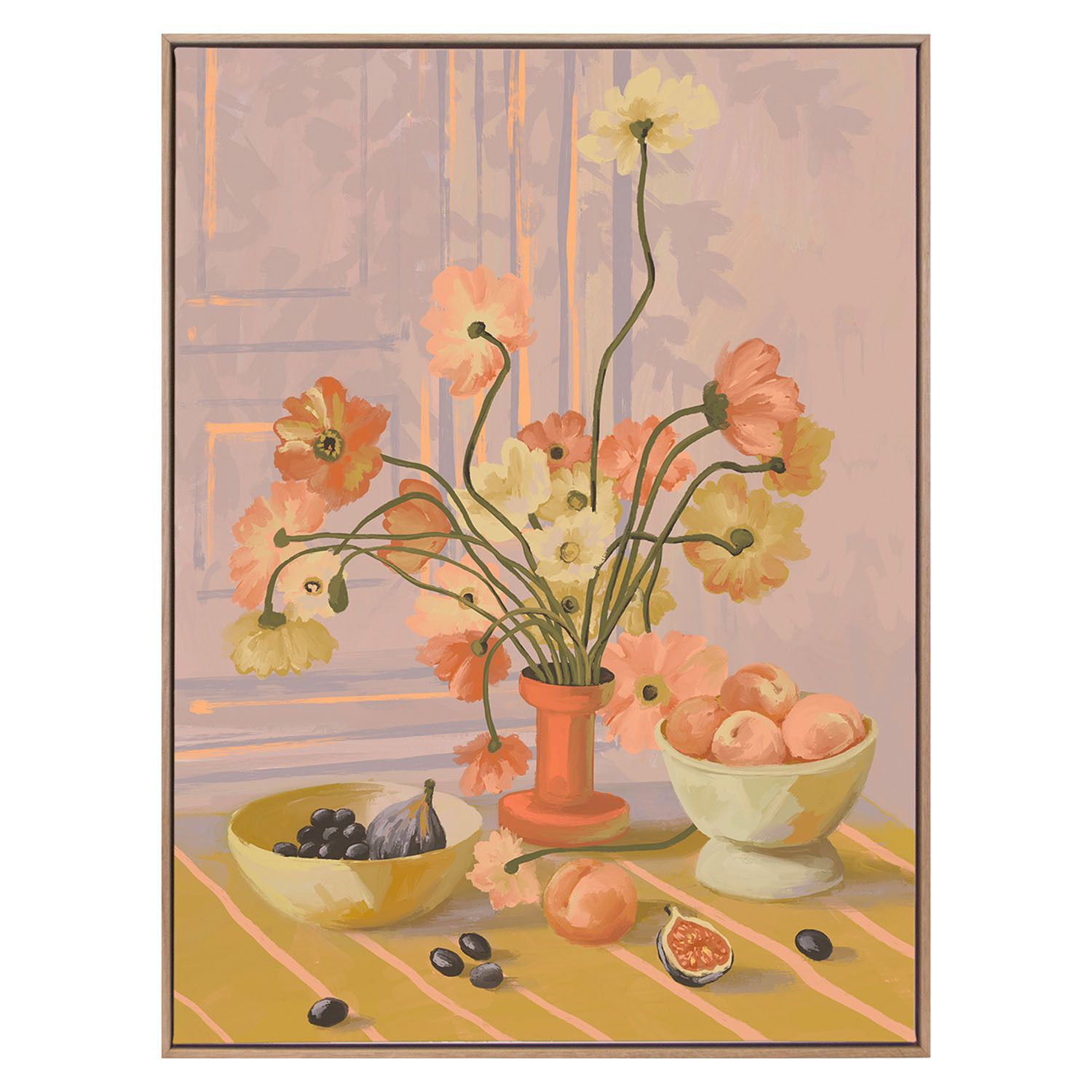 Poppies & Figs Canvas Wall Art
