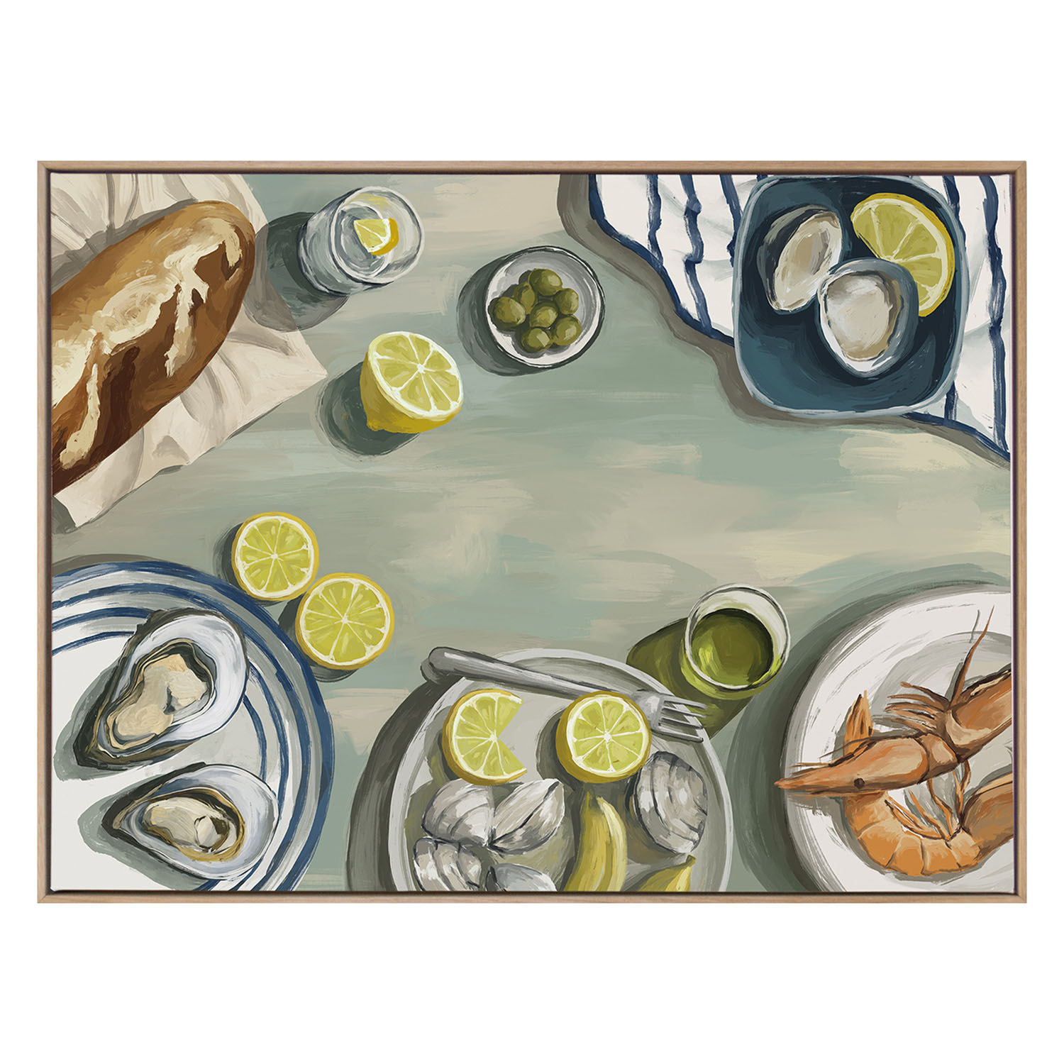 Midday Shells Canvas Wall Art