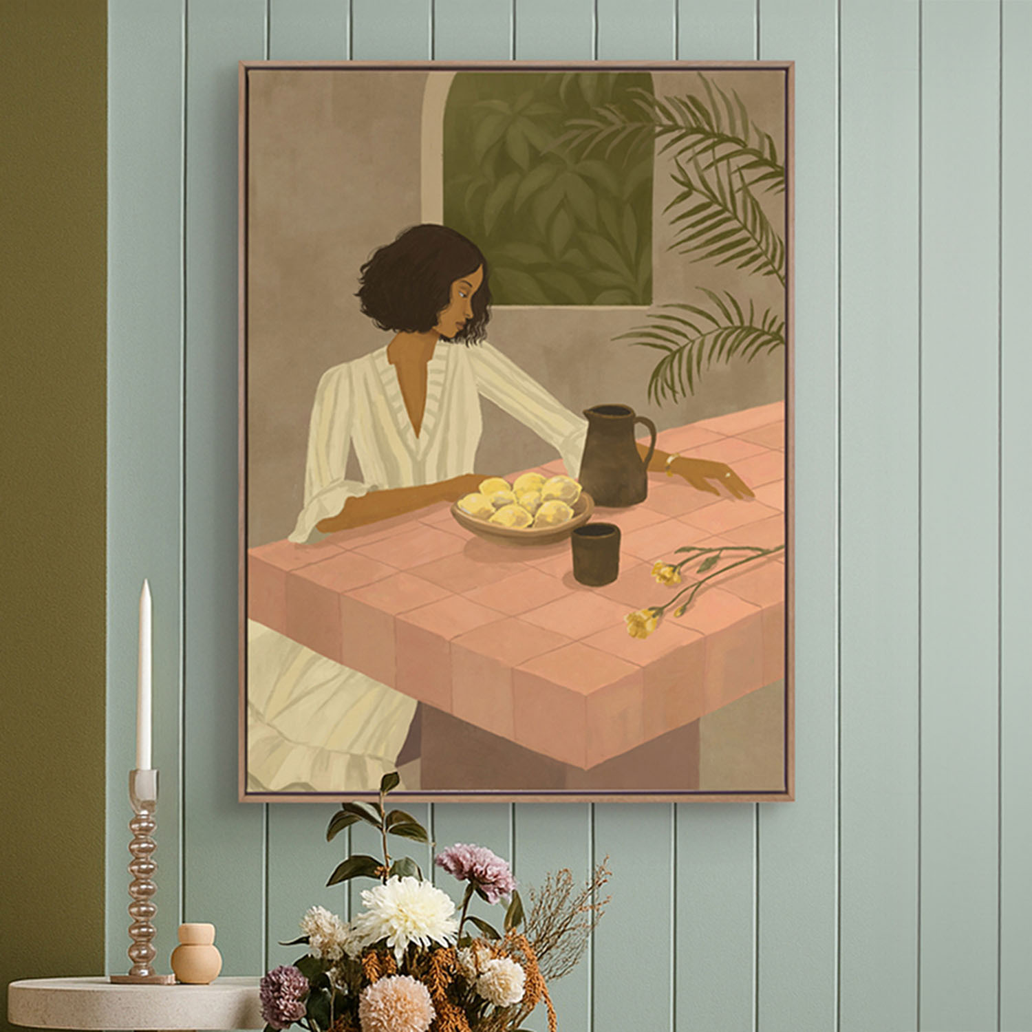 Ara & Lemons Canvas Wall Art