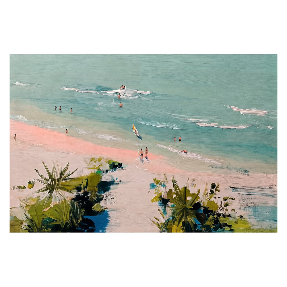 Shoreline Afternoon Canvas Wall Art