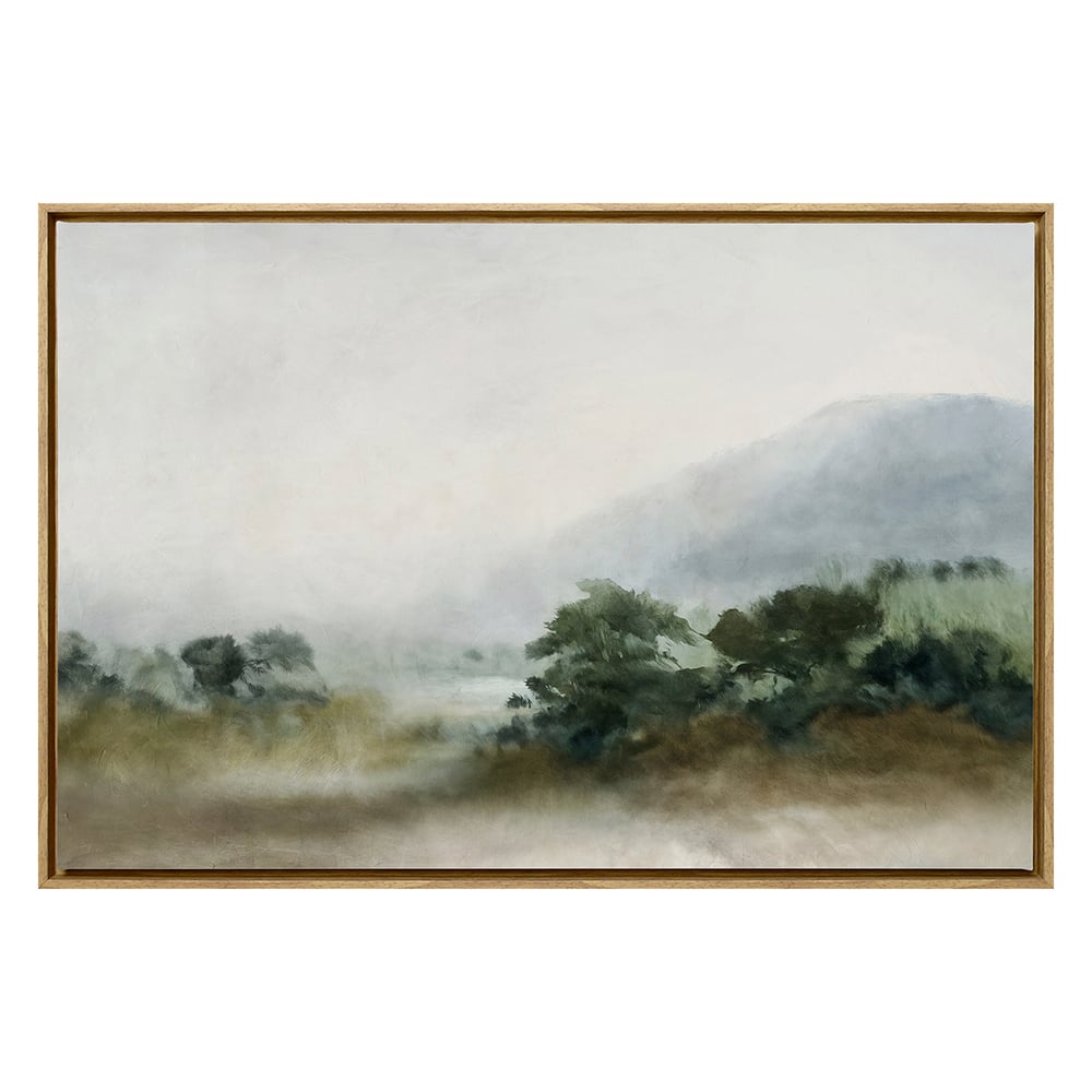 Misty Valleys Canvas Wall Art