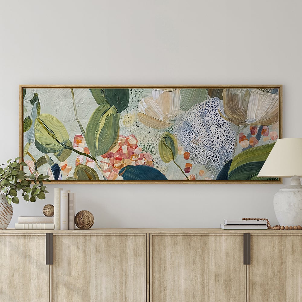 Gumleaf Poems Framed Canvas Wall Art