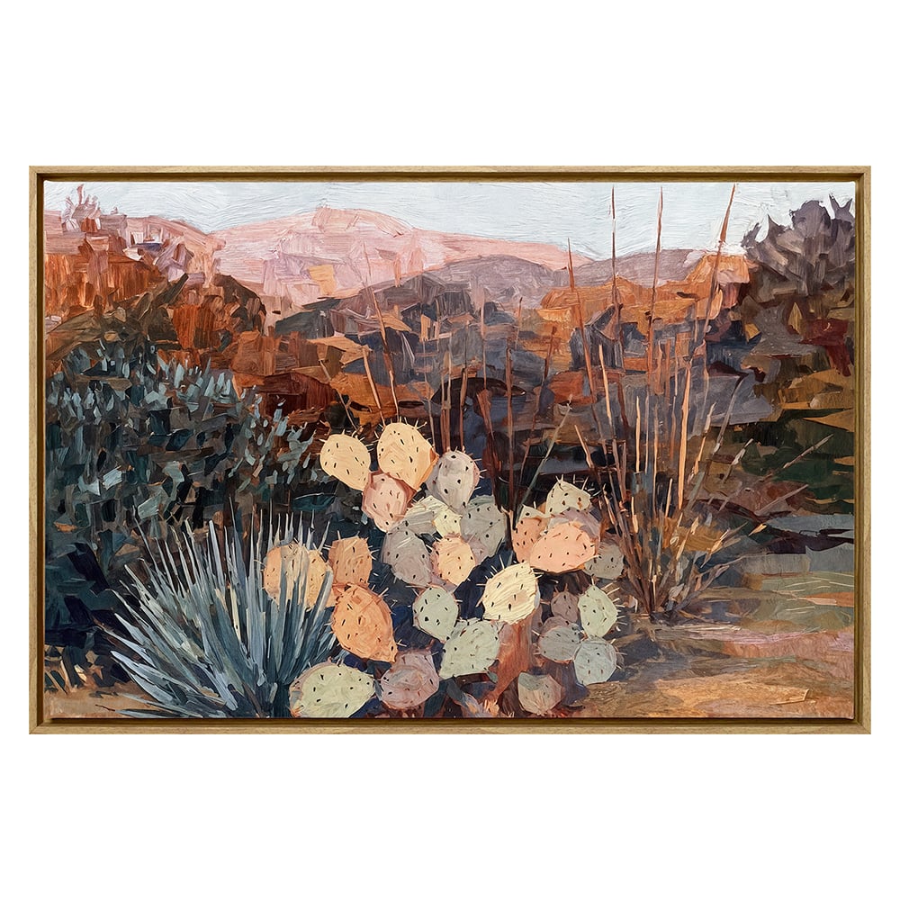 Evening Glow Canvas Wall Art