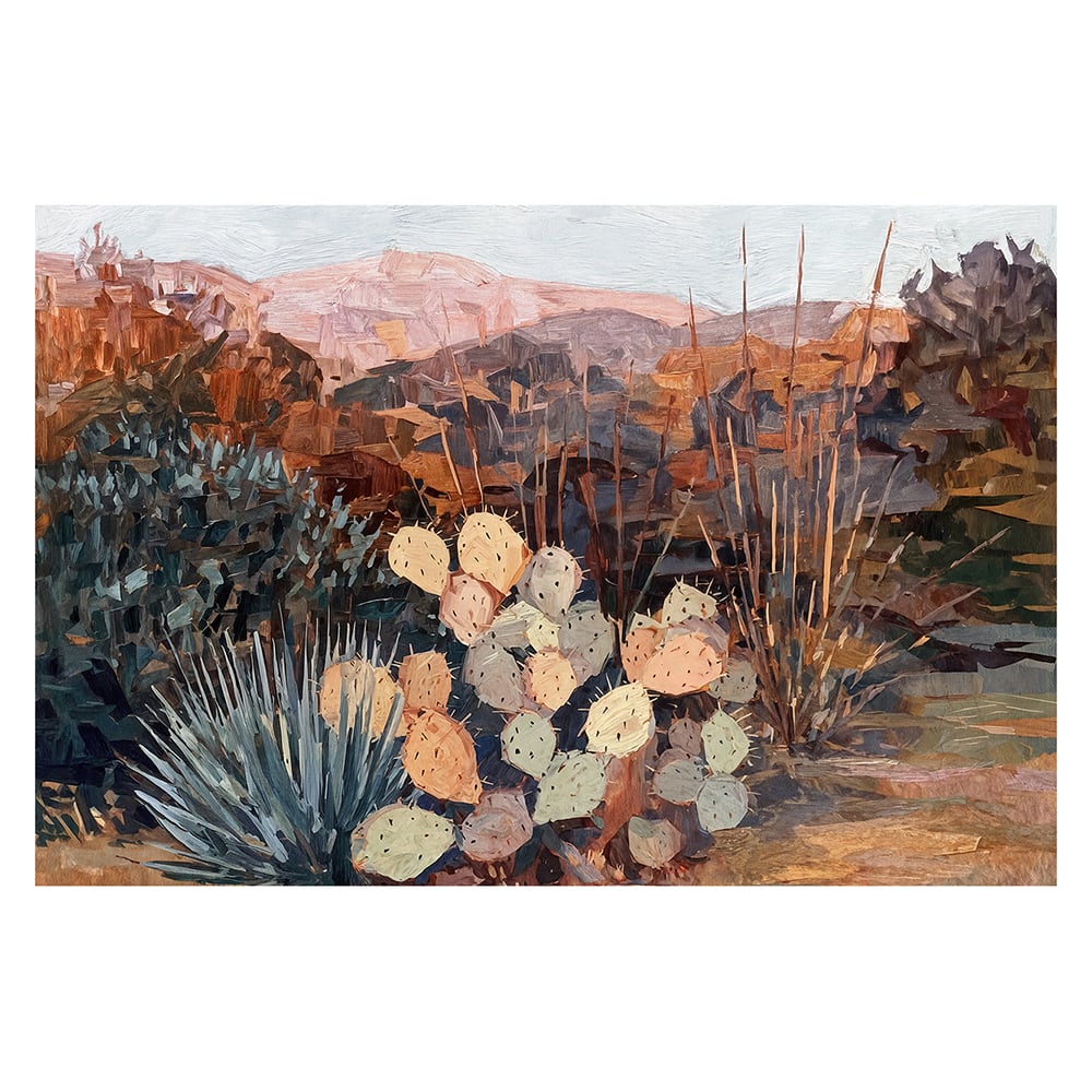 Evening Glow Canvas Wall Art