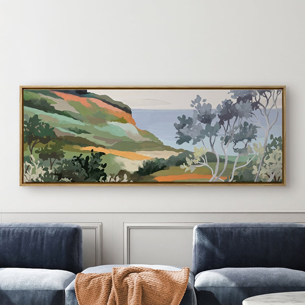 Hilltops Framed Canvas Wall Art