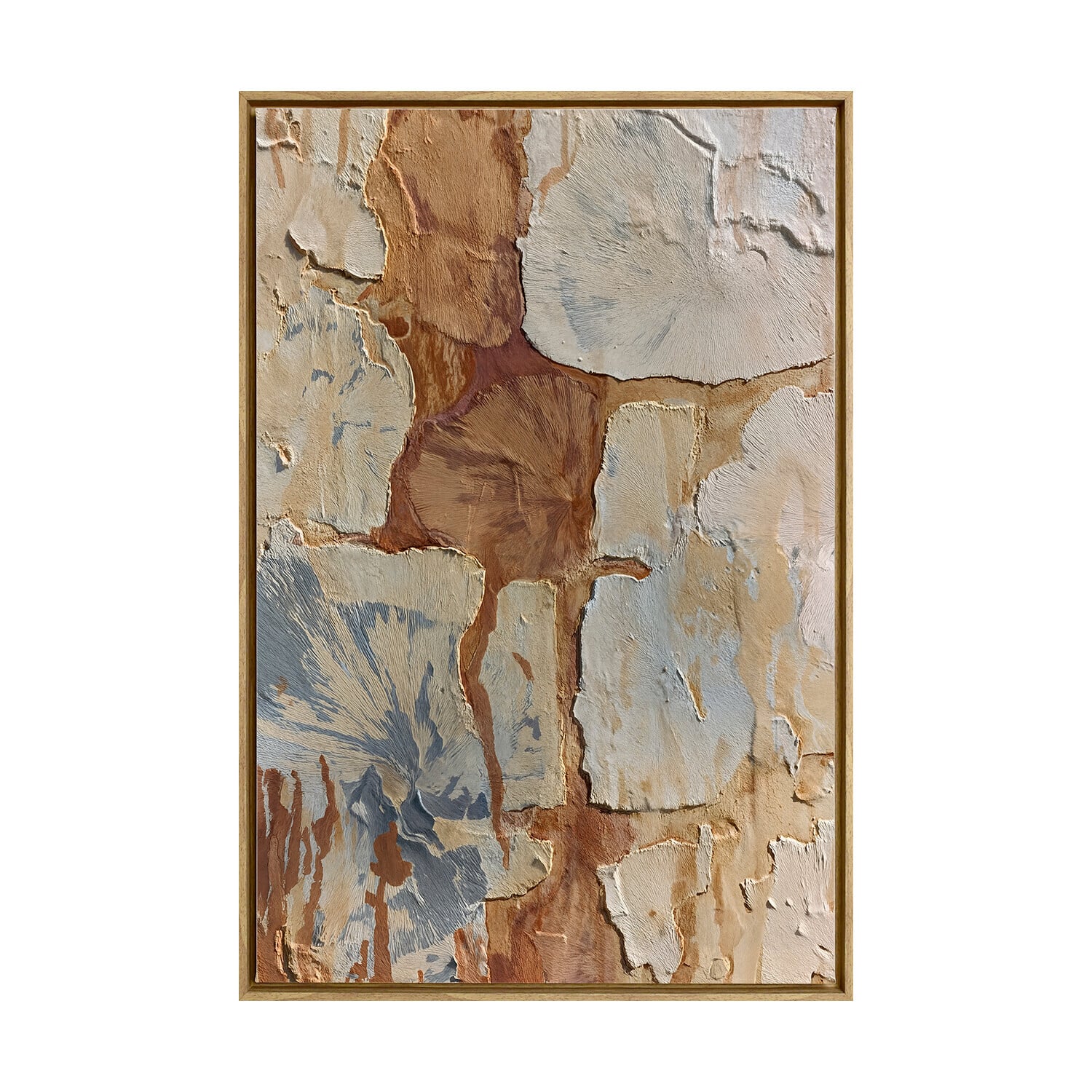 Weathered Clay II Framed Canvas Wall Art