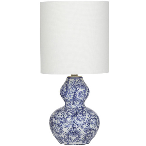 Blue Mila Ceramic Table Lamps Temple Webster Blue Mila Ceramic Table Lamps Temple