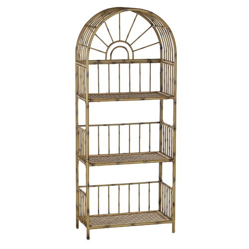 Edele Rattan Shelving Unit Temple & ster