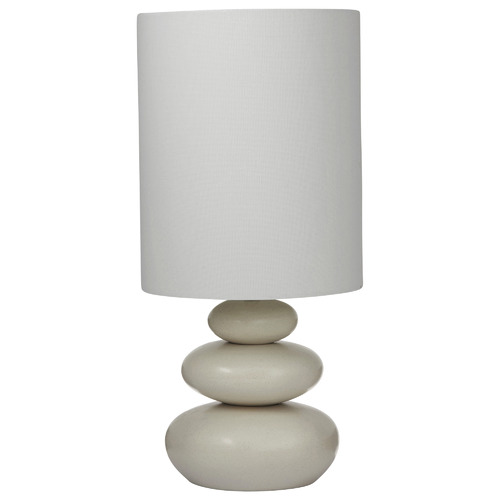 Ivory Curve Ceramic Table Lamp