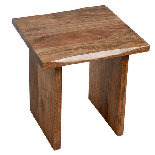 The Home Collective Sesha Mango Wood Side Table Temple & ster