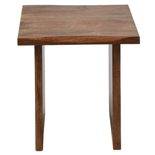 The Home Collective Sesha Mango Wood Side Table Temple & ster