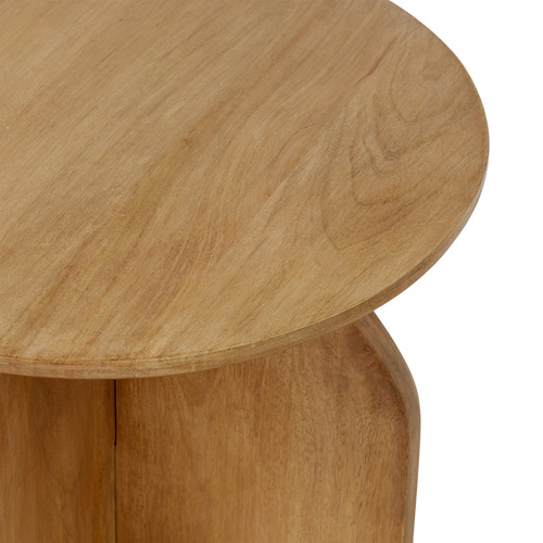 Temple & Webster Clover Mango Wood Side Table