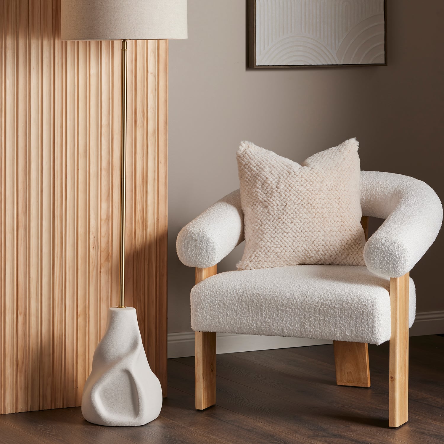 Ava Boucle Armchair