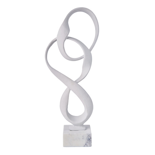 Semvik Abstract Ribbon Marble Sculpture