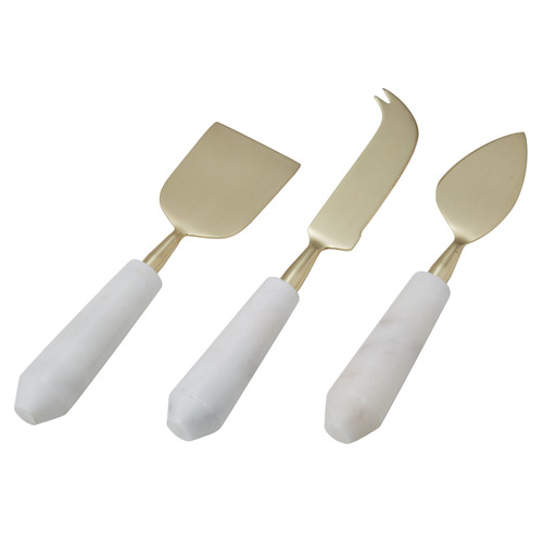 3 Piece Olarp Marble Cheese Knife Set
