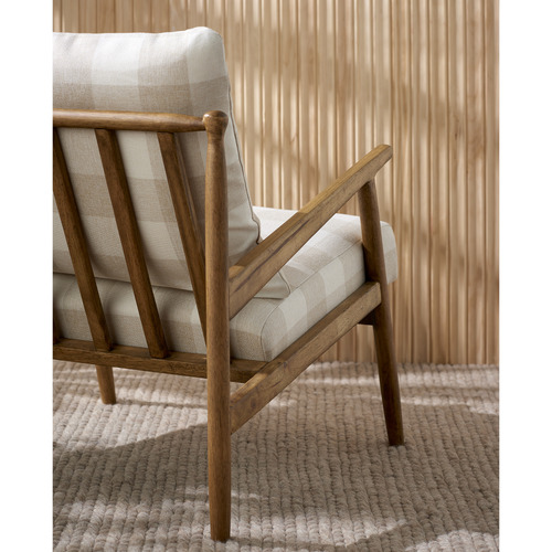 Grange Rubberwood Accent Chair