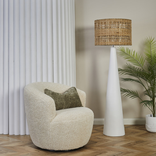 Hanson Seagrass Floor Lamp