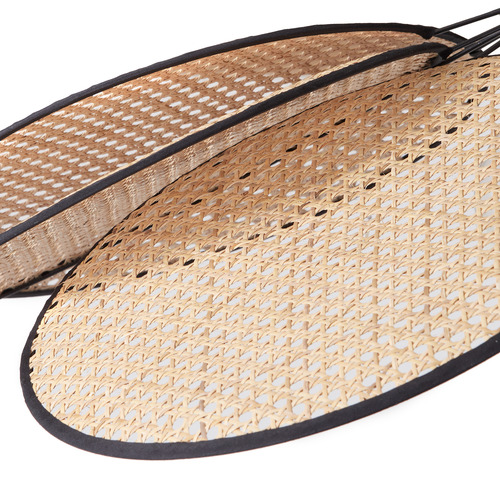 Fiore Metal & Rattan Floor Lamp