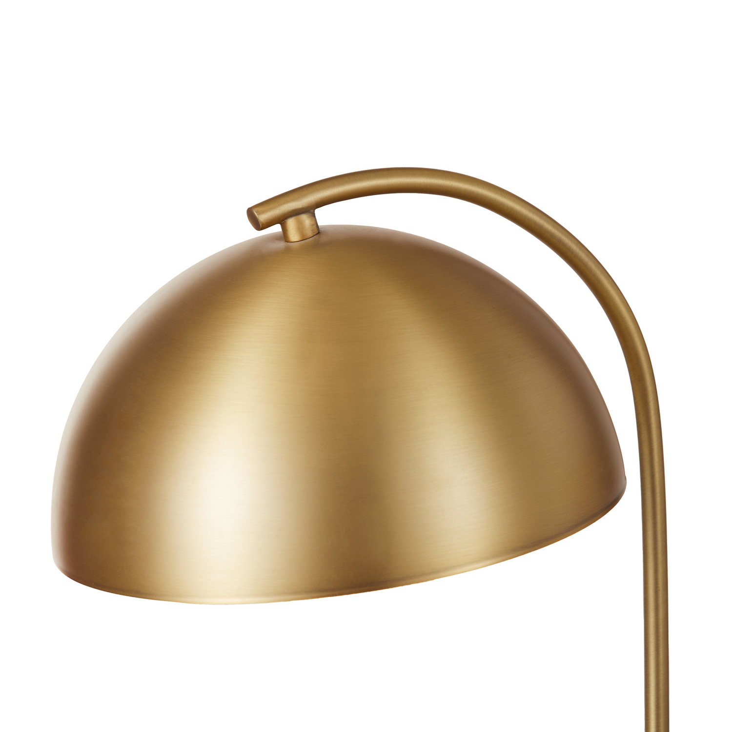 48cm Atticus Metal & Marble Table Lamp