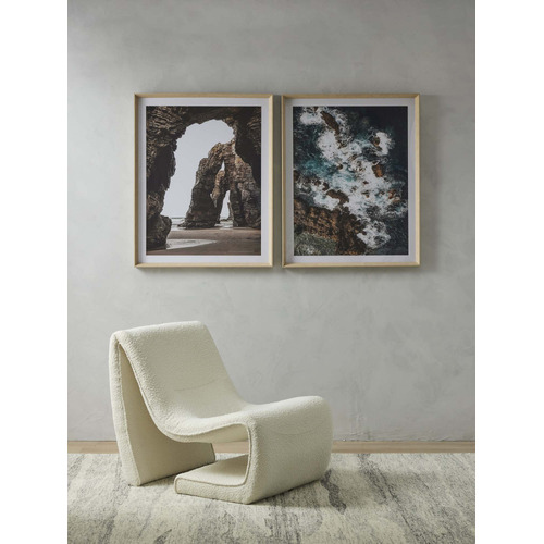 Rock Pool Framed Paper Print Wall Art