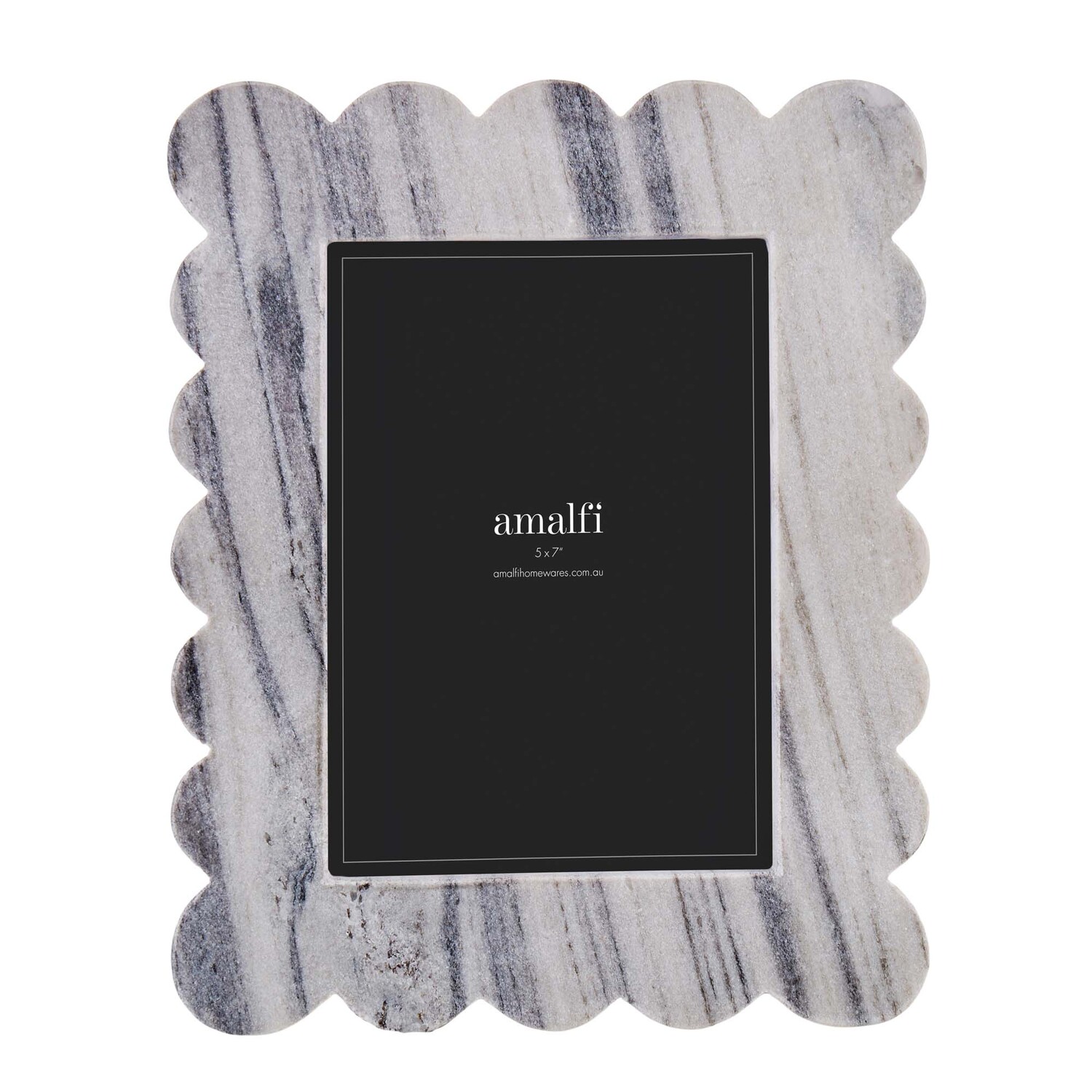 Smoky White The Home Collective Marble Photo Frame