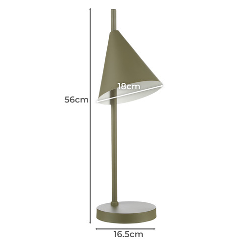 56cm Calico Iron Table Lamp