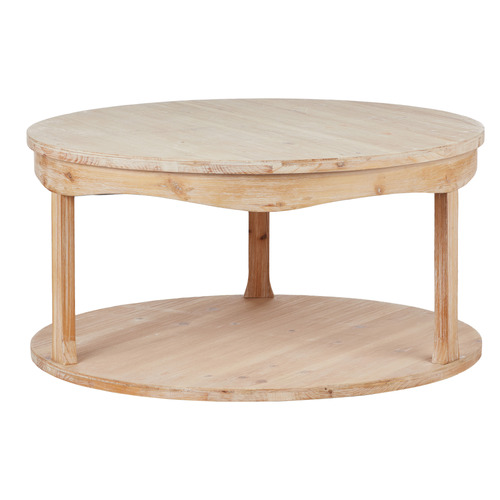Mayra Fir Wood Coffee Table
