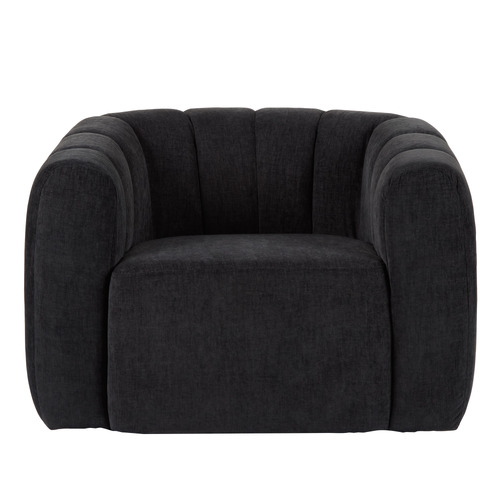 Voros Upholstered Swivel Armchair