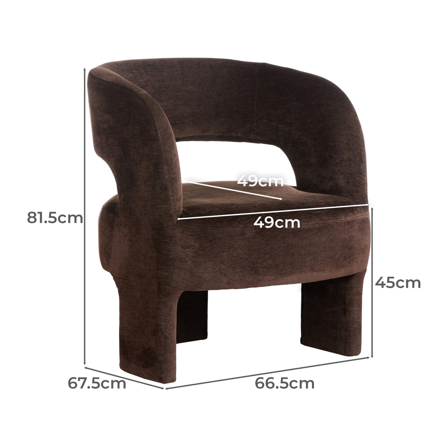 Eugenie Velvet Armchair