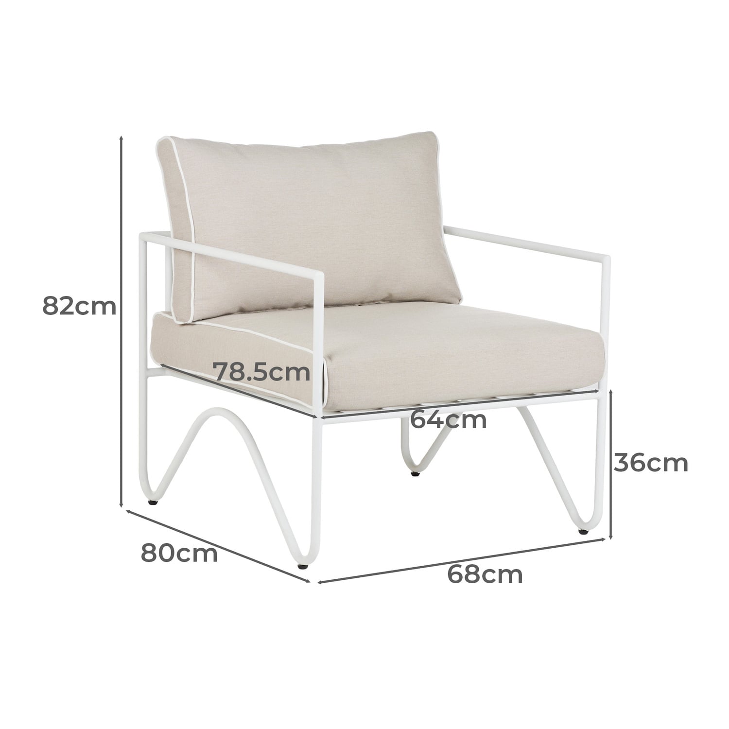 Ilie Aluminium Outdoor Lounge Chair