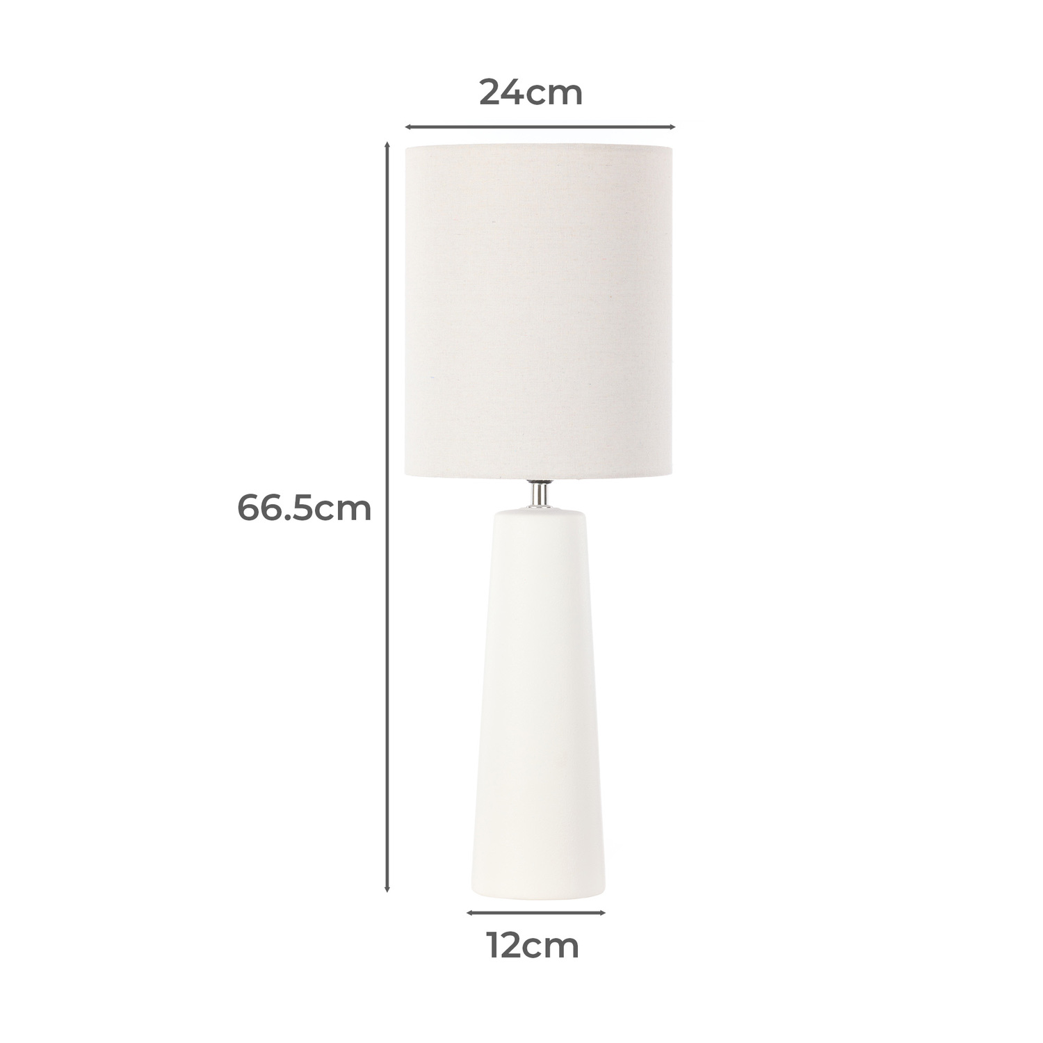 67cm Hardashian Ceramic Table Lamp